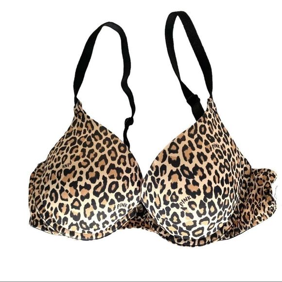 Victoria’s Secret Pink leopard under wire bra - Picture 1 of 6